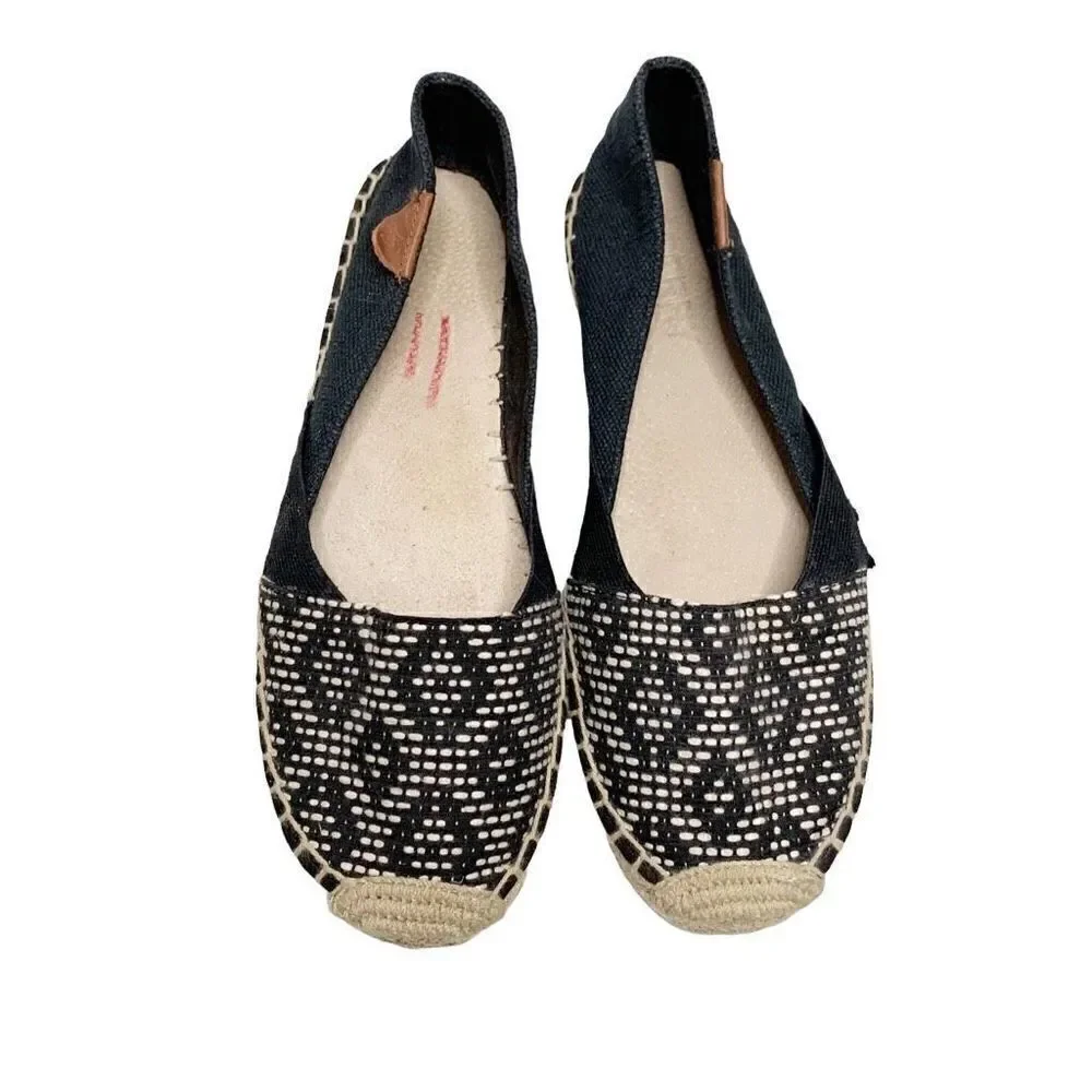 Sperry Top-Sider Women's Katama Cape Ballet Flat in Black/White Tribal Print 6.5